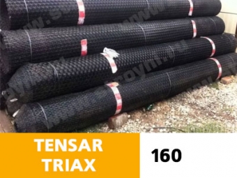 Геосетка Тенсар (Tensar) TRIAX 160 (рулон 300кв.м; 4x75м)